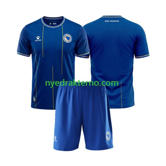 Bosnia Hercegovina Fotballdrakt Barn Hjemmedraktsett Fotball-VM 2026 Kortermet