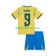 Brasil Fotballdrakt Matheus Cunha 9 Chidlren Hjemmedraktsett Fotball-VM 2026 Kortermet