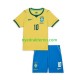 Brasil Fotballdrakt Neymar JR 10 Barn Hjemmedraktsett Fotball-VM 2026 Kortermet