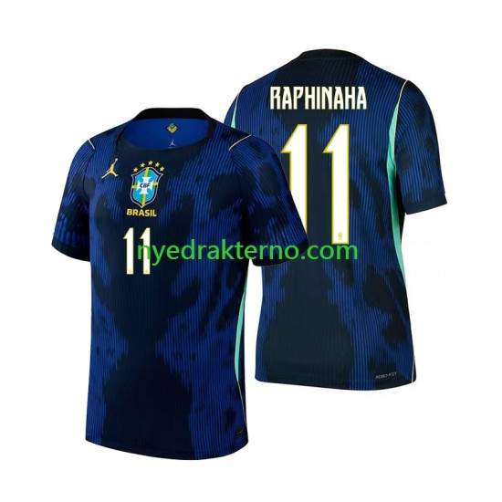 Brasil Fotballdrakt Raphinha 11 Herre Bortedraktsett Fotball-VM 2026 Kortermet