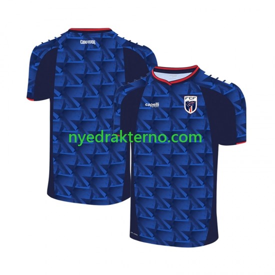 Fotballdrakt Cape Verde Herre Hjemmedraktsett Fotball-VM 2026 Kortermet