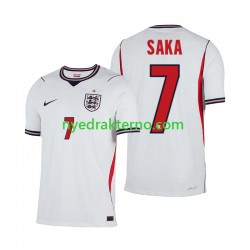 England Fotballdrakt Bukayo Saka 7 Herre Hjemmedraktsett Fotball-VM 2026 Kortermet