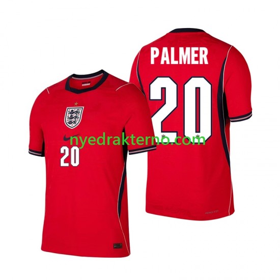 England Fotballdrakt Cole Palmer 20 Herre Bortedraktsett Fotball-VM 2026 Kortermet