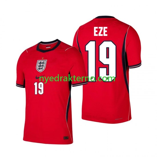 England Fotballdrakt Eberechi Eze 19 Herre Bortedraktsett Fotball-VM 2026 Kortermet