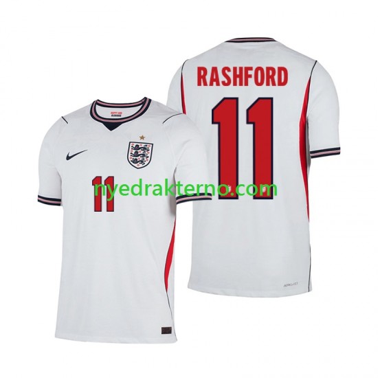 England Fotballdrakt Marcus Rashford 11 Herre Hjemmedraktsett Fotball-VM 2026 Kortermet