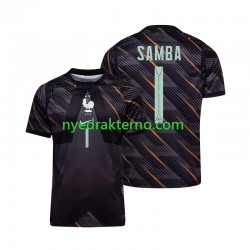 Frankrike Fotballdrakt Brice Samba 1 Keeper Herre Hjemmedraktsett Fotball-VM 2026 Kortermet