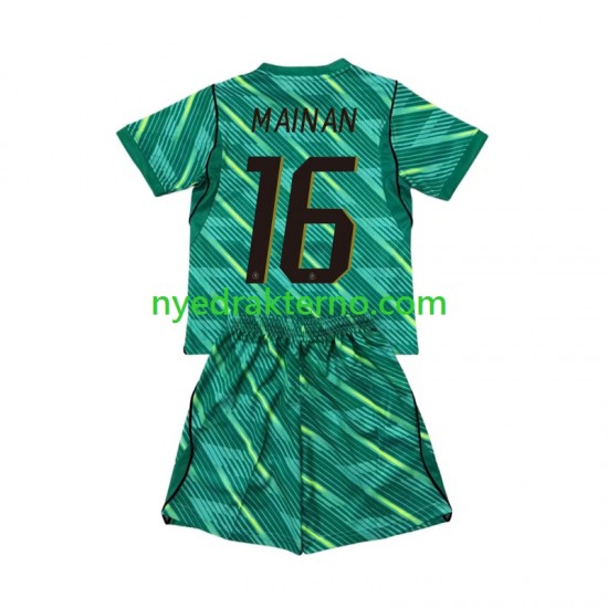 Frankrike Fotballdrakt Mike Maignan 16 Keeper Barn Tredjedraktsett Fotball-VM 2026 Kortermet