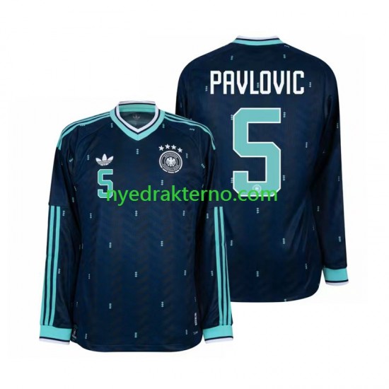 Tyskland Fotballdrakt Aleksandar Pavlovic 5 Herre Bortedraktsett Fotball-VM 2026 Langermet