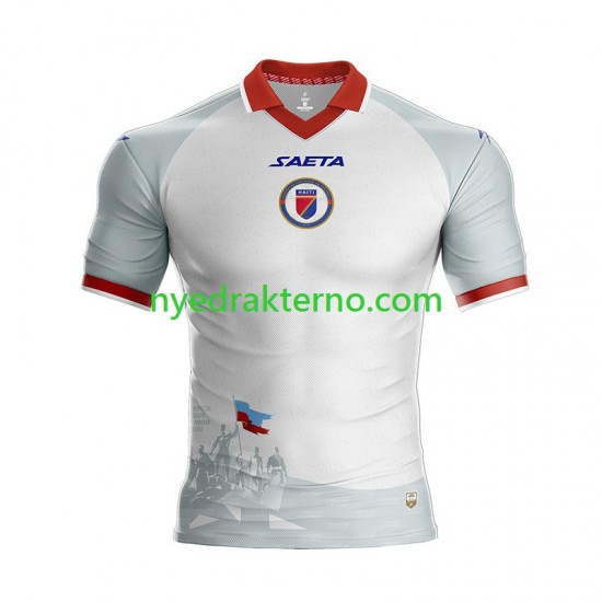 Fotballdrakt Haiti Herre Bortedraktsett Fotball-VM 2026 Kortermet