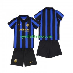 Inter Milan Fotballdrakt Barn Hjemmedraktsett 2026-2027 Kortermet