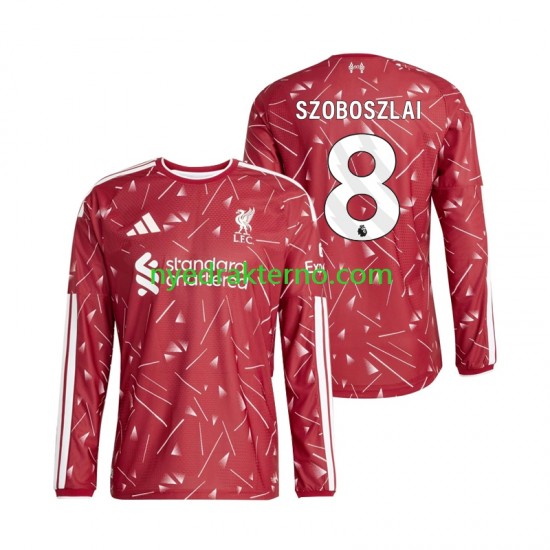 Liverpool Fotballdrakt Dominik Szoboszlai 8 Herre Hjemmedraktsett 2026-2027 Langermet