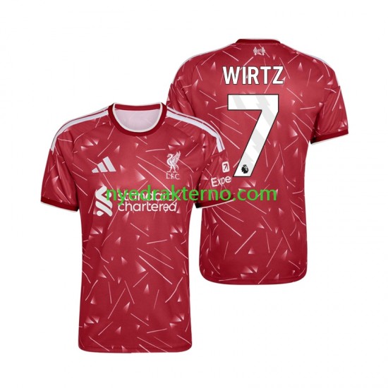 Liverpool Fotballdrakt Florian Wirtz 7 Herre Hjemmedraktsett 2026-2027 Kortermet
