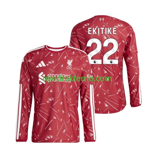 Liverpool Fotballdrakt Hugo Ekitike 22 Herre Hjemmedraktsett 2026-2027 Langermet