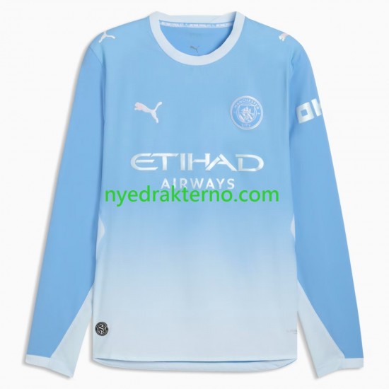 Manchester City Fotballdrakt Herre Hjemmedraktsett 2026-2027 Langermet