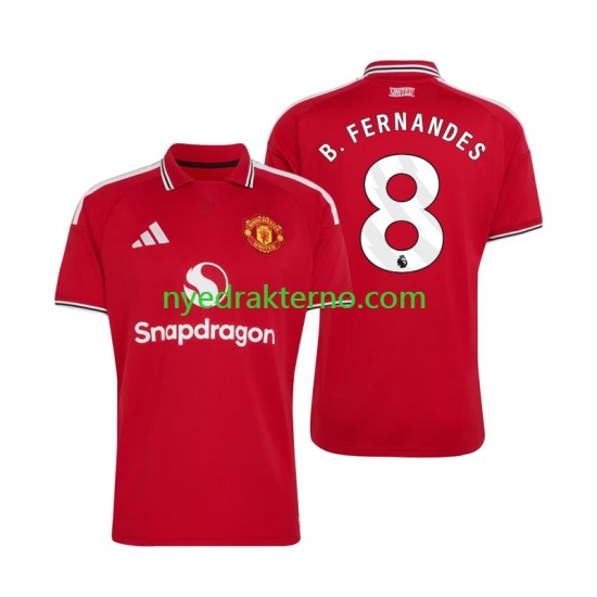 Manchester United Fotballdrakt Bruno Fernandes 8 Herre Hjemmedraktsett 2026-2027 Kortermet
