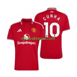 Manchester United Fotballdrakt Matheus Cunha 10 Herre Hjemmedraktsett 2026-2027 Kortermet