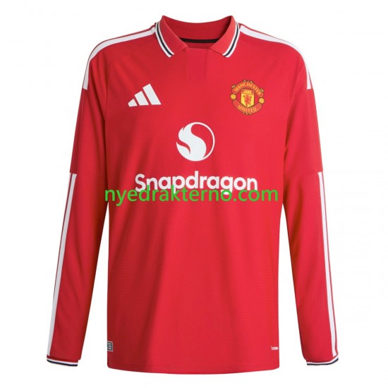 Manchester United Fotballdrakt Herre Hjemmedraktsett 2026-2027 Langermet