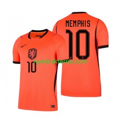Nederland Fotballdrakt Memphis Depay 10 Herre Hjemmedraktsett Fotball-VM 2026 Kortermet