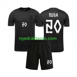 Norge Fotballdrakt Antonio NUSA 20 Barn Bortedraktsett Fotball-VM 2026 Kortermet