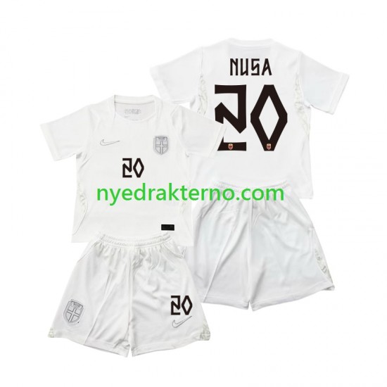 Norge Fotballdrakt Antonio NUSA 20 Barn Tredjedraktsett Fotball-VM 2026 Kortermet