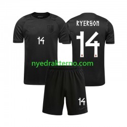 Norge Fotballdrakt Julian Ryerson 14 Barn Bortedraktsett Fotball-VM 2026 Kortermet