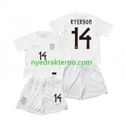 Norge Fotballdrakt Julian Ryerson 14 Barn Tredjedraktsett Fotball-VM 2026 Kortermet