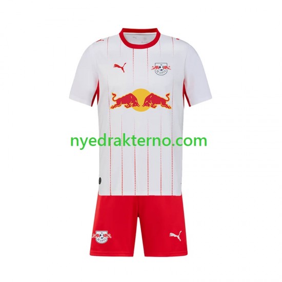 RB Leipzig Fotballdrakt Barn Hjemmedraktsett 2026-2027 Kortermet