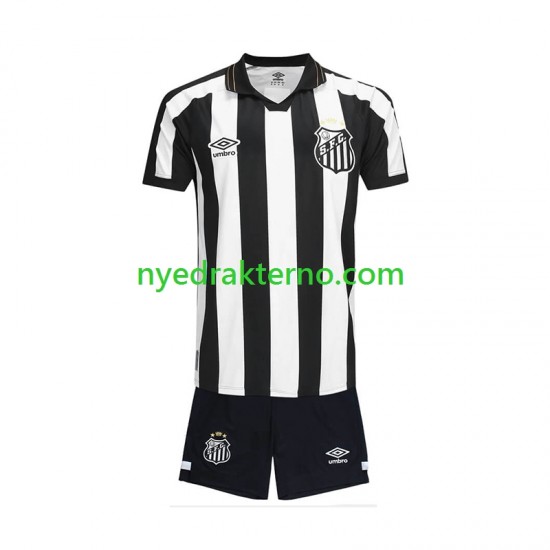 Santos FC Fotballdrakt Barn Bortedraktsett 2026-2027 Kortermet