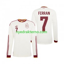 Spania Fotballdrakt Ferran Torres 7 Herre Bortedraktsett Fotball-VM 2026 Langermet
