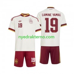 Spania Fotballdrakt Lamine Yamal 19 Barn Bortedraktsett Fotball-VM 2026 Kortermet