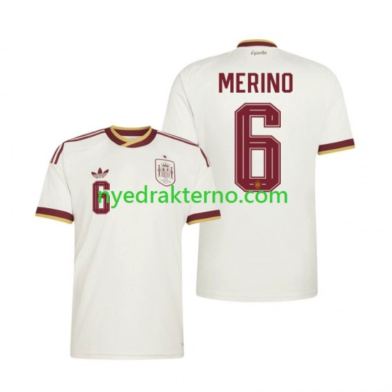 Spania Fotballdrakt Mikel Merino 6 Herre Bortedraktsett Fotball-VM 2026 Kortermet