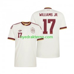 Spania Fotballdrakt Nico Williams 17 Herre Bortedraktsett Fotball-VM 2026 Kortermet