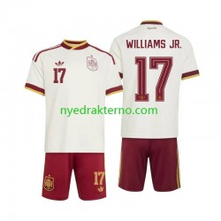 Spania Fotballdrakt Nico Williams 17 Barn Bortedraktsett Fotball-VM 2026 Kortermet