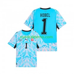 Sveits Fotballdrakt Gregor Kobel 1 Keeper Herre Hjemmedraktsett Fotball-VM 2026 Kortermet