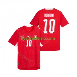 Sveits Fotballdrakt Granit Xhaka 10 Herre Hjemmedraktsett Fotball-VM 2026 Kortermet