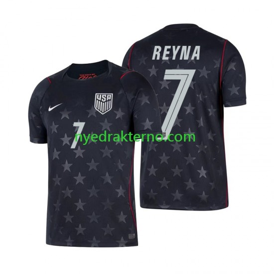 USA Fotballdrakt Giovanni Reyna 7 Herre Bortedraktsett Fotball-VM 2026 Kortermet