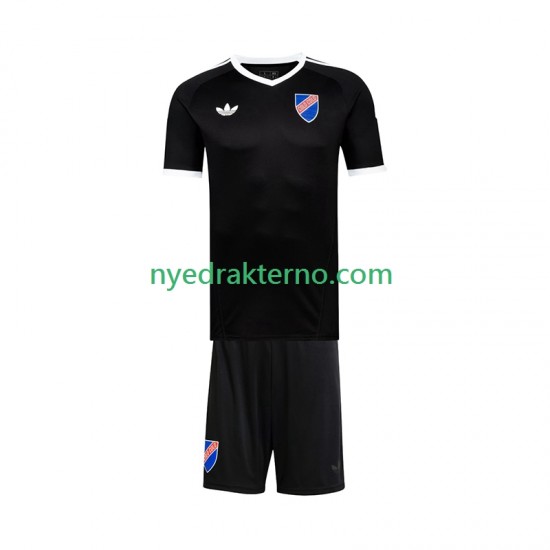 Colo-Colo Fotballdrakt Centenary Keeper Barn Hjemmedraktsett 2025-2026 Kortermet