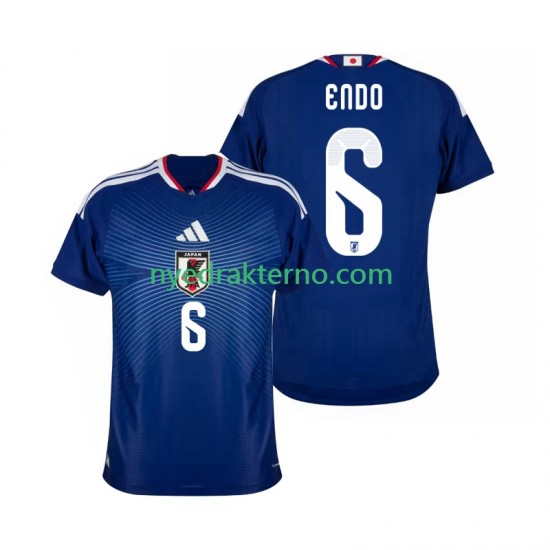 Japan Fotballdrakt Wataru Endo 6 Herre Hjemmedraktsett Fotball-VM 2026 Kortermet