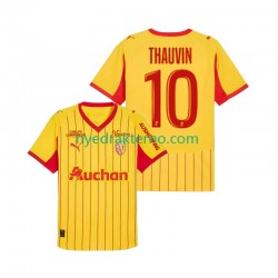 RC Lens Fotballdrakt Florian Thauvin 10 Herre Hjemmedraktsett 2025-2026 Kortermet