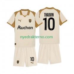 RC Lens Fotballdrakt Florian Thauvin 10 Barn Tredjedraktsett 2025-2026 Kortermet