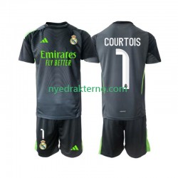 Real Madrid Fotballdrakt Thibaut Courtois 1 Keeper Barn Tredjedraktsett 2025-2026 Kortermet
