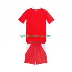 Sveits Fotballdrakt Barn Hjemmedraktsett Fotball-VM 2026 Kortermet