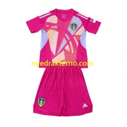 Leeds United Fotballdrakt Keeper Barn Tredjedraktsett 2024-2025 Kortermet