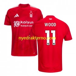 Nottingham Forest Fotballdrakt Chris Wood 11 Herre Hjemmedraktsett 2024-2025 Kortermet