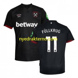 West Ham United Fotballdrakt FULLKRUG 11 Herre Bortedraktsett 2024-2025 Kortermet