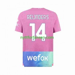 AC Milan Fotballdrakt Tijjani Reijnders 14 Herre Tredjedraktsett 2023-2024 Kortermet
