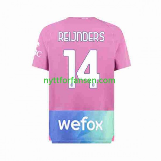 AC Milan Fotballdrakt Tijjani Reijnders 14 Herre Tredjedraktsett 2023-2024 Kortermet