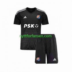 Dinamo Zagreb Fotballdrakt Keeper Barn Bortedraktsett 2023-2024 Kortermet