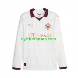 Manchester City Fotballdrakt Herre Bortedraktsett 2023-2024 Langermet