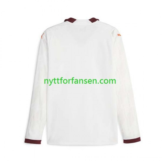 Manchester City Fotballdrakt Herre Bortedraktsett 2023-2024 Langermet